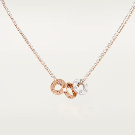 [Luxora]LOVE 6 DIAMOND PENDANT NECKLACE