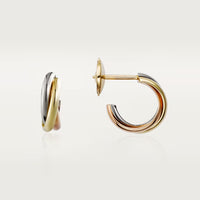 [Luxora]TRINITY ON DIAMOND MINI EARRINGS