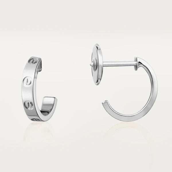 [Luxora]LOVE EARRINGS 2.65MM SILVER