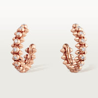 [Luxora]CLASH FULL DIAMOND MEDIUM EARRINGS