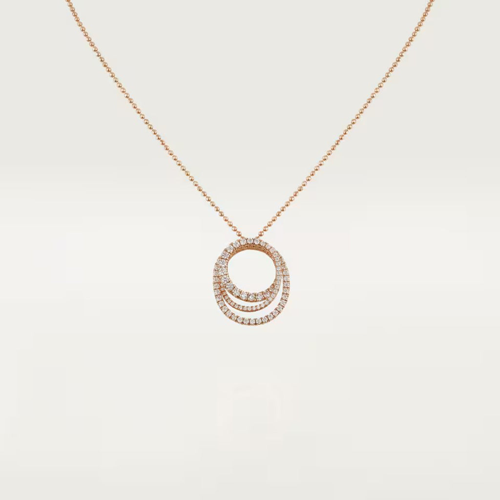 [Luxora]ETINCELLE  FULL DIAMOND NECKLACE