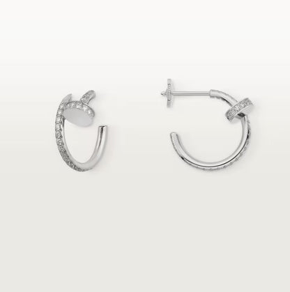 [Luxora]JUSTE FULL DIAMOND SMALL EARRINGS