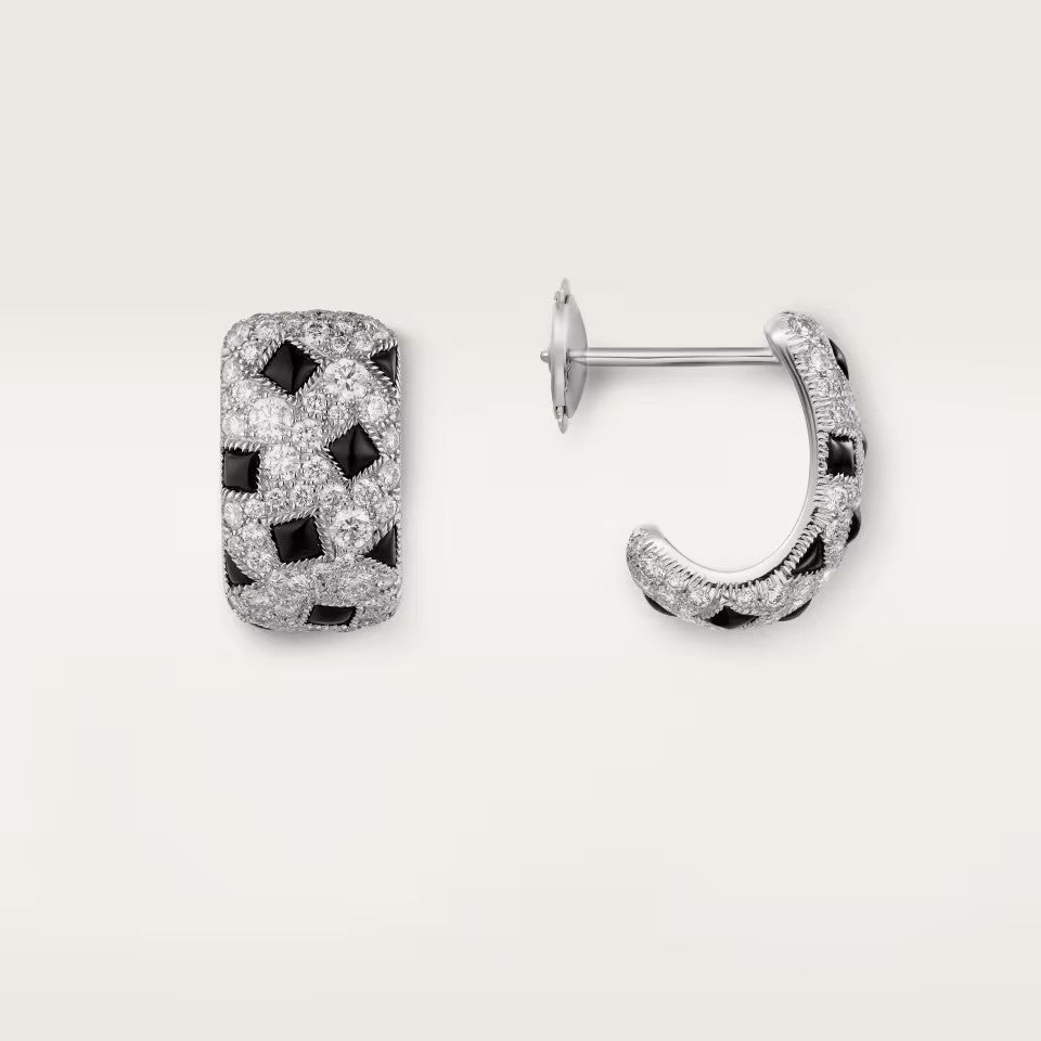 [Luxora]PANTHERE MINI FULL DIAMOND EARRINGS