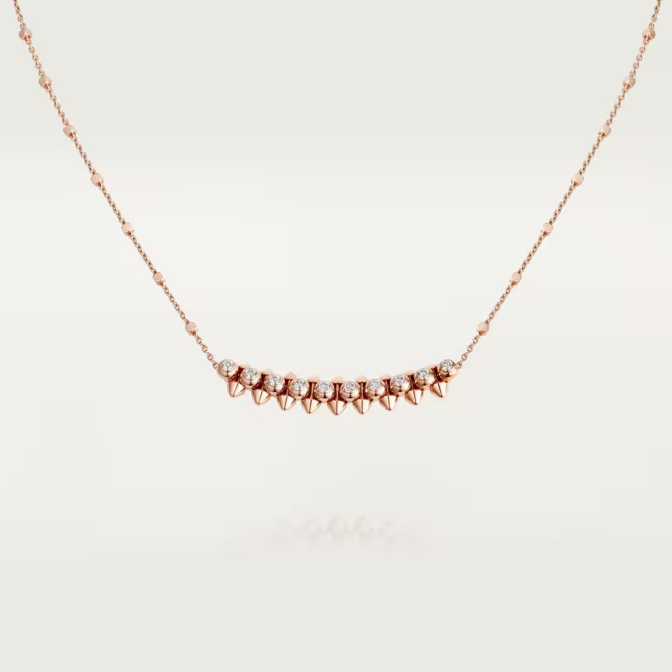 [Luxora]CLASH  MEDIUM DIAMOND NECKLACE