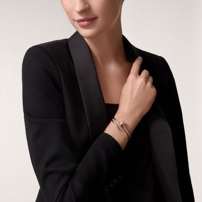 [Luxora]JUSTE BRACELET 3.5MM DOUBLE ROW DIAMOND