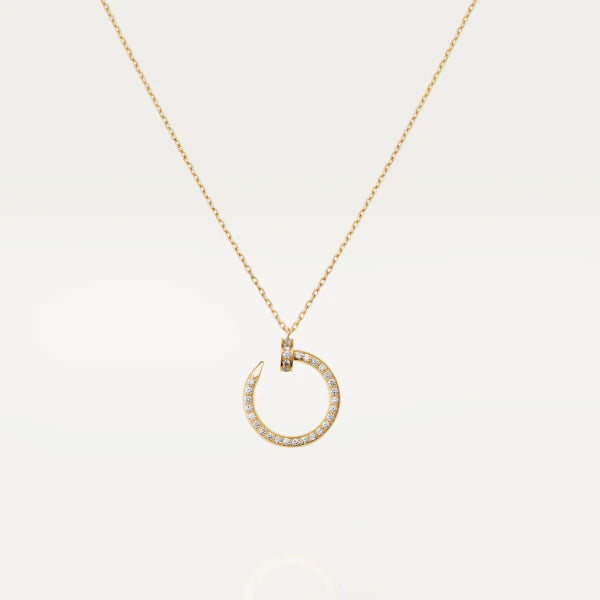 [Luxora]JUSTE NECKLACE GOLD DIAMONDS