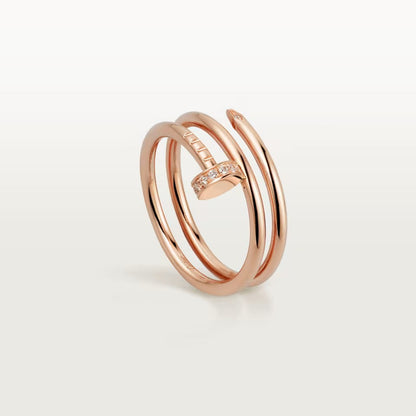 [Luxora]JUSTE RING 4.8MM HALF DIAMOND