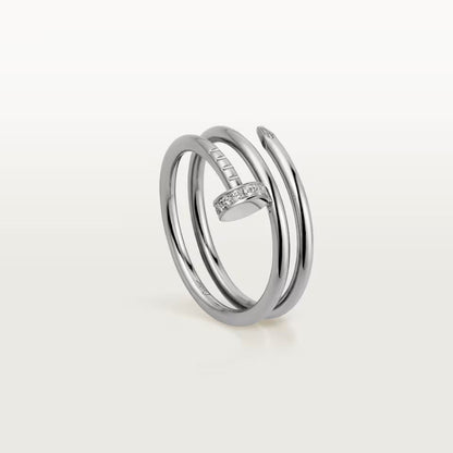 [Luxora]JUSTE RING 4.8MM HALF DIAMOND