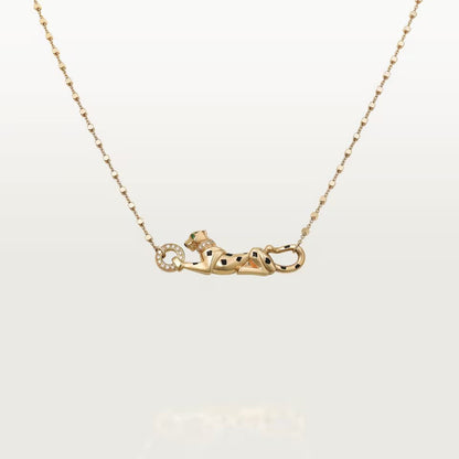 [Luxora]PANTHERE FULL DIAMOND NECKLACE