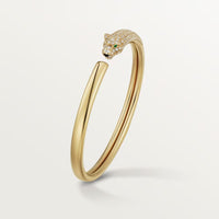 [Luxora]PANTHERE HALF DIAMOND OPEN BRACELET