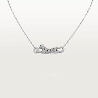 [Luxora]PANTHERE PAVED DIAMOND NECKLACE