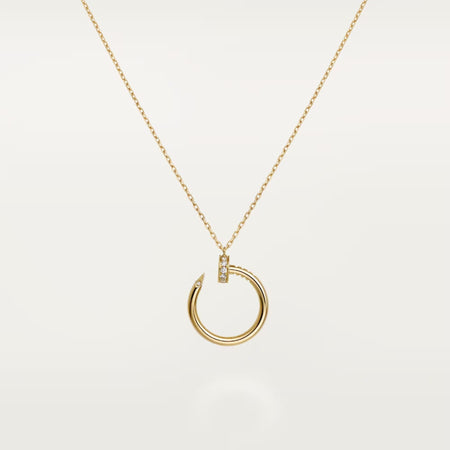 [Luxora]JUSTE NECKLACE HALF DIAMOND