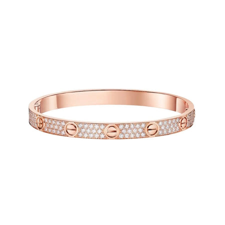 [Loxura] LOVE BRACELET 6.1MM DIAMOND-PAVED