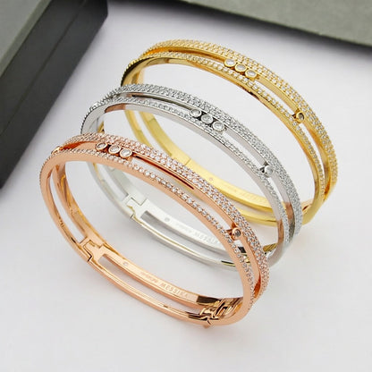 [Loxura]Move Romane pavé bangle