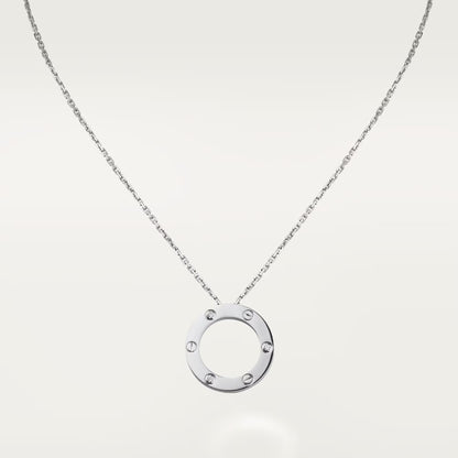 [Luxora]LOVE NECKLACE 16MM 3 DIAMONDS