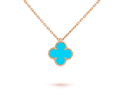 [Luxora]CLOVER MINI 9.5MM CARNELIANS NECKLACE COLLECTION