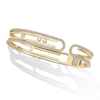 [LUXE]MOVE 10TH PAVED DIAMOND BRACELET