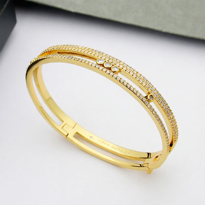 [Loxura]Move Romane pavé bangle