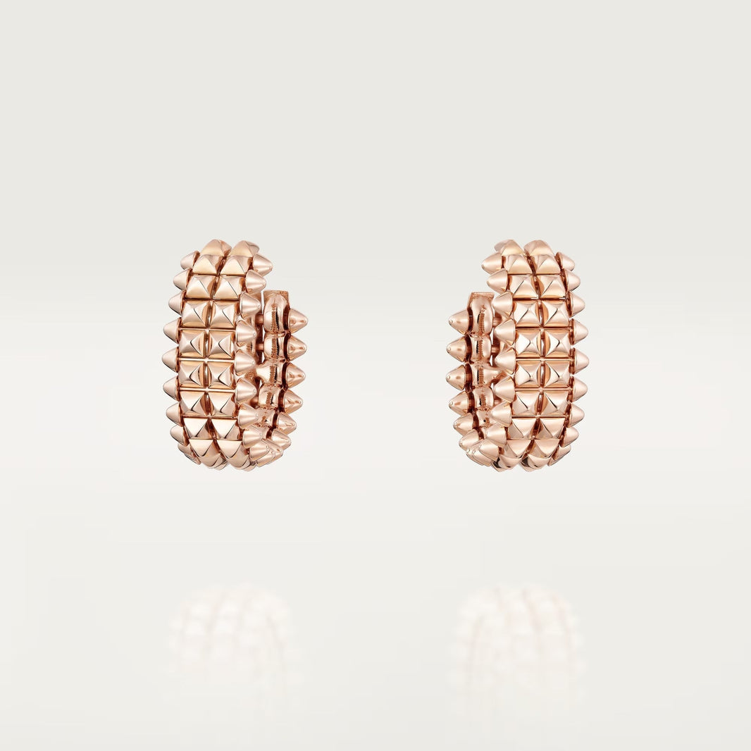 [Luxora]CLASH 9.2MM DOUBLE ROW EARRINGS