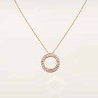 [Luxora]LOVE NECKLACE 16MM  FULL DIAMOND