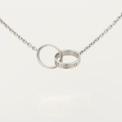 [Luxora]LOVE DOUBLE RING NECKLACE