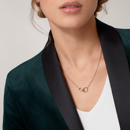 [Luxora]LOVE DOUBLE RING NECKLACE