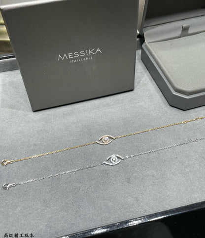 [Loxura]Lucky Eye Pave-Set Diamond Bracelet