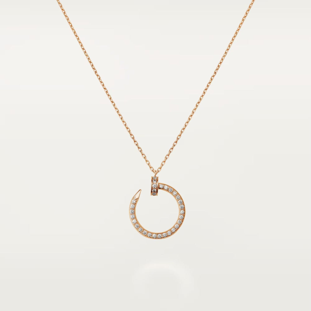 [Luxora]JUSTE NECKLACE FULL DIAMOND