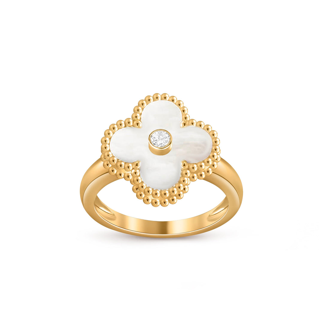 [Luxora]CLOVER DIAMOND RING GOLD COLLECTION