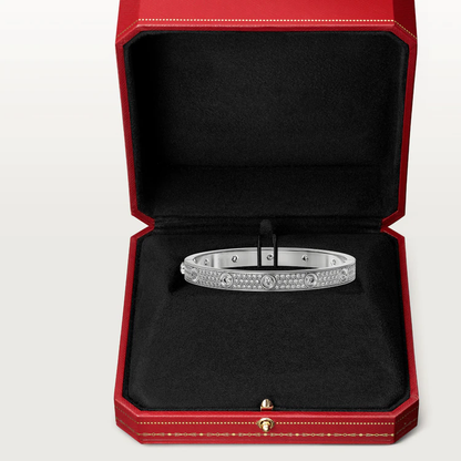 [Luxora] LOVE ARMBAND 6,1 MM DIAMANT-PAVED 10 GROSSE DIAMANTEN