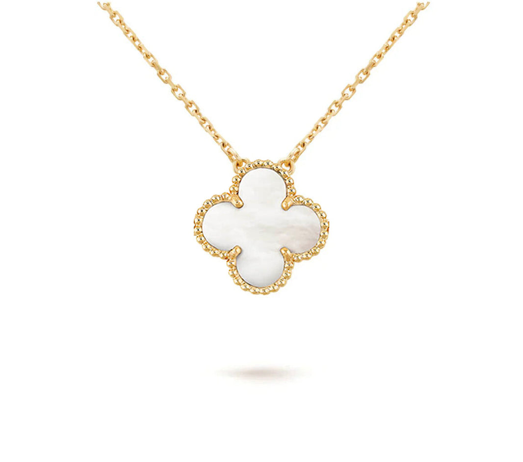 [Luxora]CLOVER 15MM SINGLE FLOWER NECKLACE COLLECTION