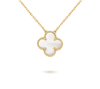 [Luxora]CLOVER 15MM SINGLE FLOWER NECKLACE COLLECTION