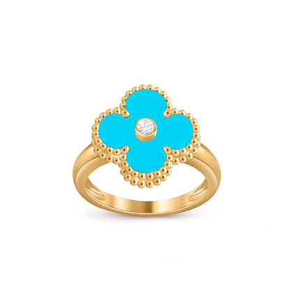 [Luxora]CLOVER DIAMOND RING GOLD COLLECTION