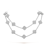 [Luxora]CLOVER 20 MOTIFS DIAMOND SILVER