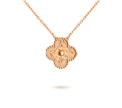[Luxora]CLOVER 15MM SINGLE FLOWER NECKLACE COLLECTION