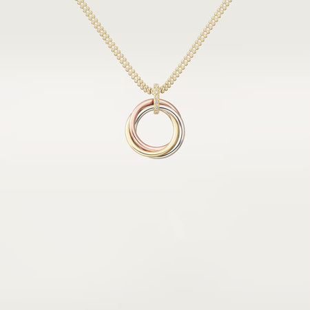 [Luxora]TRINITY MEDIUM  DIAMONDS NECKLACE