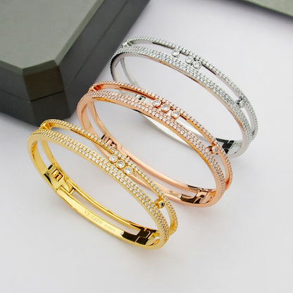[Loxura]Move Romane pavé bangle