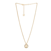 [Luxora]BY NIGHT DIAMOND PAVED NECKLACE
