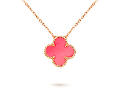 [Luxora]CLOVER 15MM SINGLE FLOWER NECKLACE COLLECTION