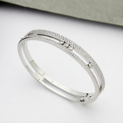 [Loxura]Move Romane pavé bangle