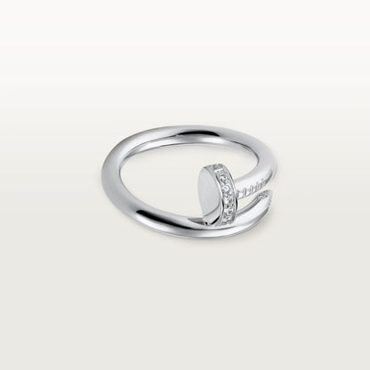 [Luxora]JUSTE RING 2.6MM HALF DIAMOND
