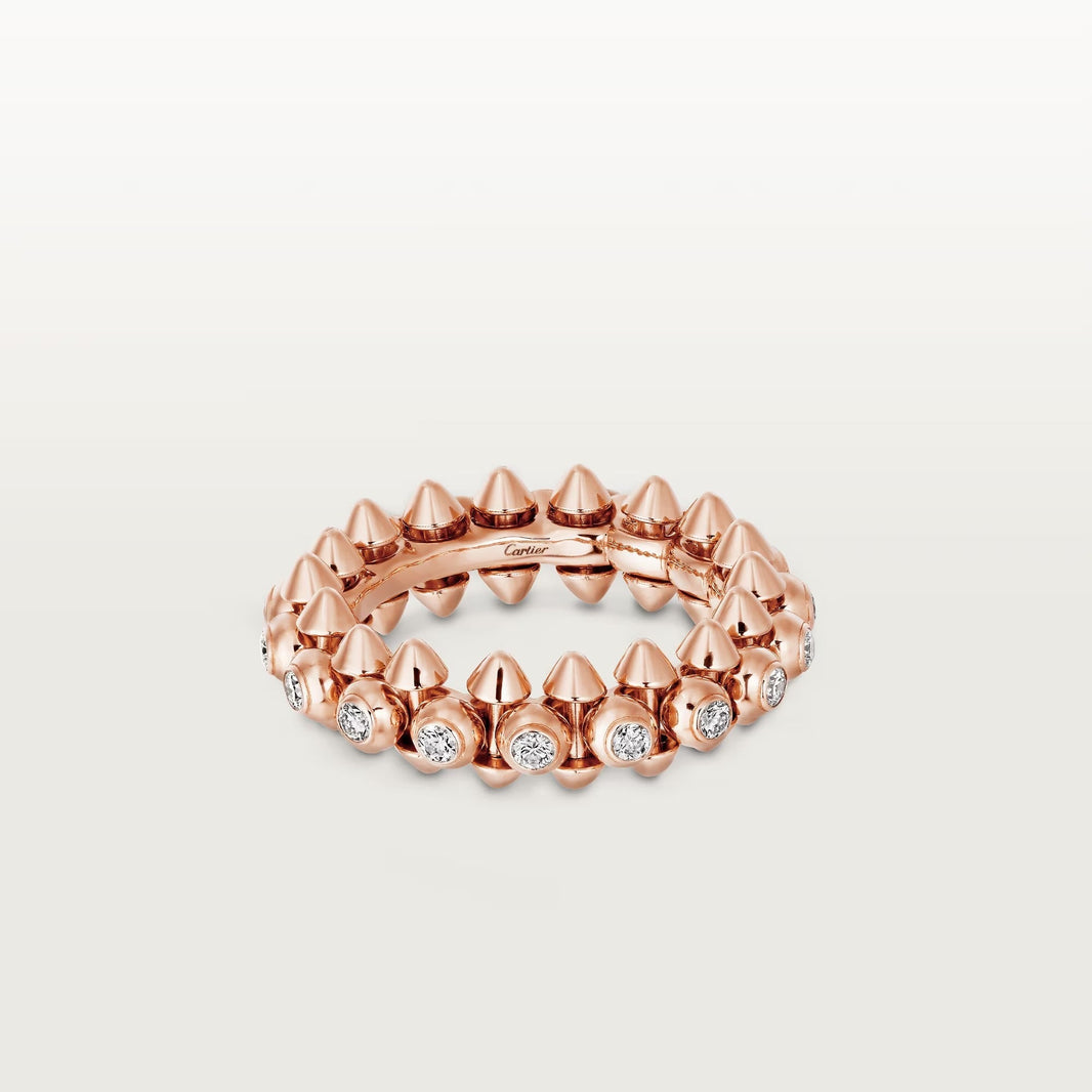 [Luxora]CLASH 6.8MM DIAMOND MEDIUM RING