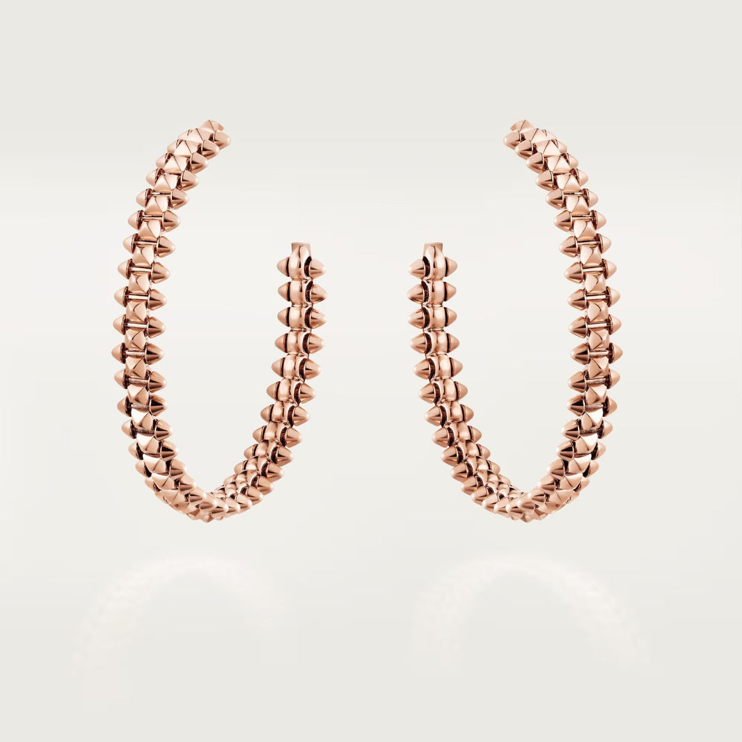 [Luxora]CLASH HOOP LARGE EARRINGS