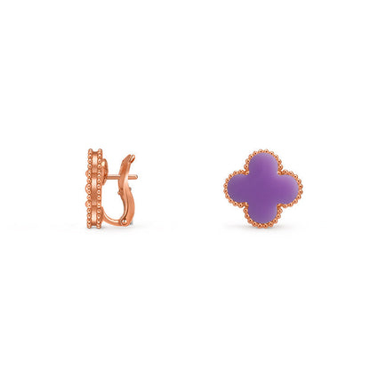 [Luxora]CLOVER 15MM MOP EARRINGS COLLECTION
