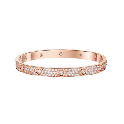 [Luxora]LOVE BRACELET 6.1MM DIAMOND-PAVED 10 BIG DIAMONDS