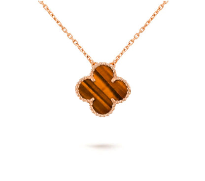 [Luxora]CLOVER 15MM SINGLE FLOWER NECKLACE COLLECTION