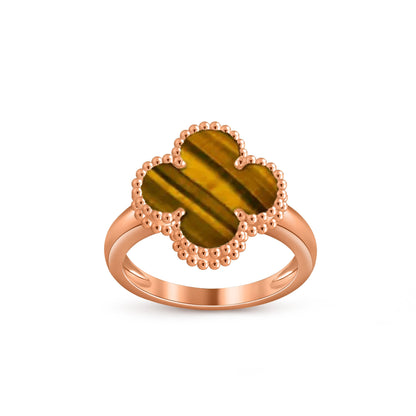 [Luxora]CLOVER RING ROSE GOLD COLLECTION