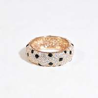 [Luxora]PANTHERE SPOTTED FULL DIAMOND RING
