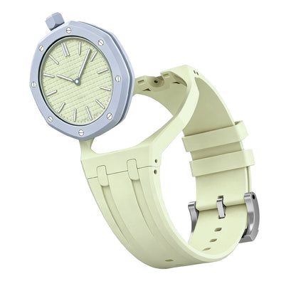 Oak Pop Exclusive Creamy Yellow Bioceramic Strap