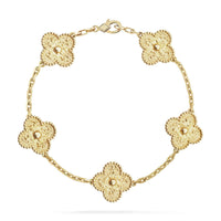 [Luxora]CLOVER 5 MOTIFS BRONZING BRACELET